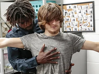 Twink Offers to Follow an obstacle Demands of an obstacle Mall Custodian - Copfucks